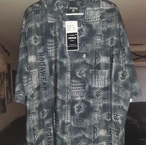 Rocawear buttondown graphic shirts